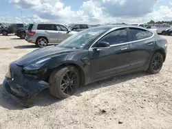 Salvage cars for sale at Houston, TX auction: 2019 Tesla Model 3