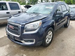 Salvage cars for sale at Bridgeton, MO auction: 2015 GMC Acadia SLE