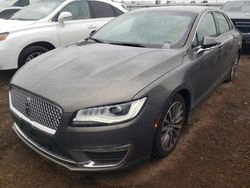 Salvage cars for sale at Elgin, IL auction: 2017 Lincoln MKZ Premiere