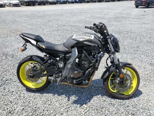 2018 Yamaha MT07