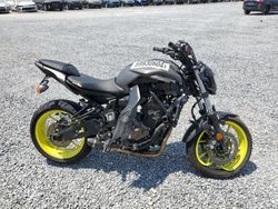 Salvage cars for sale from Copart Gastonia, NC: 2018 Yamaha MT07