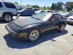 Salvage cars for sale at Sacramento, CA auction: 1986 Porsche 944