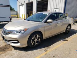 Salvage cars for sale at Rogersville, MO auction: 2017 Honda Accord LX