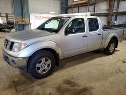 Salvage cars for sale at Eldridge, IA auction: 2007 Nissan Frontier Crew Cab LE