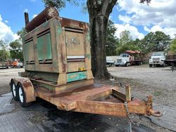 Salvage trucks for sale at Riverview, FL auction: 1990 Oglb 125 KW W/ Trailer