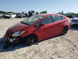 Salvage cars for sale at West Warren, MA auction: 2013 Toyota Prius