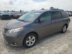 Salvage cars for sale at Sikeston, MO auction: 2017 Toyota Sienna LE