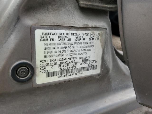 2004 Nissan Sentra 1.8