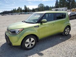 Salvage cars for sale at Graham, WA auction: 2015 KIA Soul