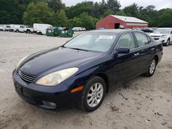 Salvage cars for sale from Copart Mendon, MA: 2004 Lexus ES 330