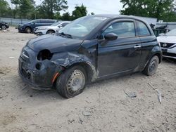 Salvage cars for sale from Copart Hampton, VA: 2015 Fiat 500 POP