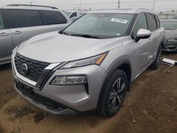 Salvage cars for sale at Elgin, IL auction: 2021 Nissan Rogue SL