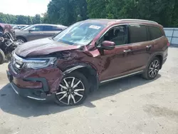 Honda salvage cars for sale: 2022 Honda Pilot Touring