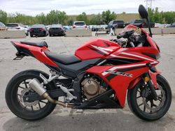 Salvage motorcycles for sale at Littleton, CO auction: 2016 Honda CBR500 R