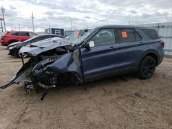 Salvage cars for sale at Greenwood, NE auction: 2021 Ford Explorer ST