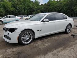 Salvage cars for sale at Austell, GA auction: 2015 BMW 750 LI