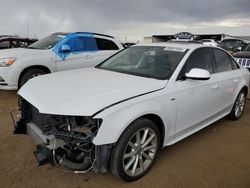 Salvage cars for sale at Brighton, CO auction: 2016 Audi A4 Premium S-Line