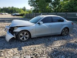 Salvage cars for sale at Candia, NH auction: 2006 BMW 530 I