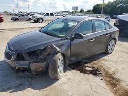 Salvage cars for sale at Oklahoma City, OK auction: 2015 Chevrolet Cruze LTZ