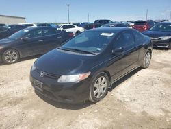 Salvage cars for sale at Temple, TX auction: 2008 Honda Civic LX