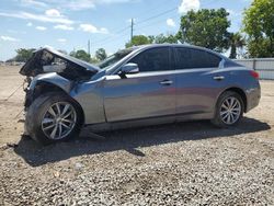 Infiniti q50 salvage cars for sale: 2015 Infiniti Q50 Base