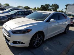 Salvage cars for sale at Sacramento, CA auction: 2014 Ford Fusion Titanium