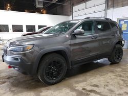 Salvage cars for sale at Blaine, MN auction: 2019 Jeep Cherokee Trailhawk