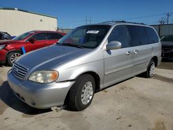 Salvage cars for sale at Haslet, TX auction: 2003 KIA Sedona EX