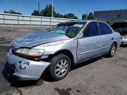 Salvage cars for sale at Littleton, CO auction: 2002 Honda Accord SE