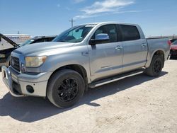 Salvage cars for sale at Andrews, TX auction: 2008 Toyota Tundra Crewmax Limited