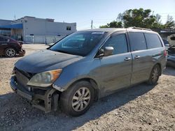 Salvage cars for sale from Copart Opa Locka, FL: 2009 Honda Odyssey EXL