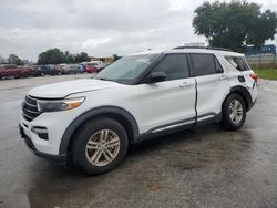 Salvage cars for sale at Orlando, FL auction: 2020 Ford Explorer XLT