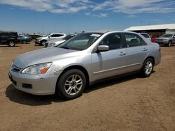 Honda Accord lx salvage cars for sale: 2006 Honda Accord LX