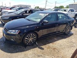 Salvage cars for sale at Chicago Heights, IL auction: 2016 Volkswagen Jetta Sport