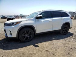 Toyota Highlander salvage cars for sale: 2019 Toyota Highlander SE