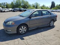 Salvage cars for sale at Portland, OR auction: 2007 Toyota Corolla CE