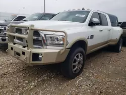 Salvage trucks for sale at Grand Prairie, TX auction: 2016 Dodge RAM 3500 Longhorn