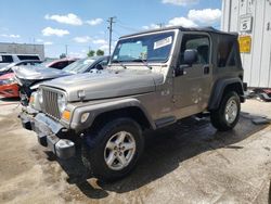 Jeep salvage cars for sale: 2005 Jeep Wrangler X