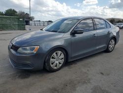 Salvage cars for sale from Copart Orlando, FL: 2012 Volkswagen Jetta SE