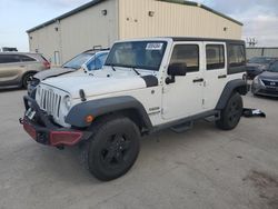 Salvage cars for sale at Haslet, TX auction: 2017 Jeep Wrangler Unlimited Sport