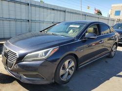 Salvage cars for sale at Littleton, CO auction: 2017 Hyundai Sonata Hybrid