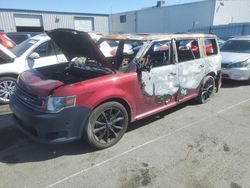 Salvage cars for sale at Vallejo, CA auction: 2018 Ford Flex SEL