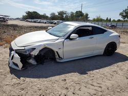 Salvage cars for sale at Riverview, FL auction: 2017 Infiniti Q60 Premium
