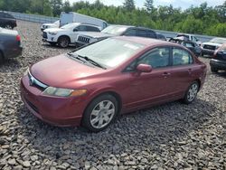 Honda salvage cars for sale: 2008 Honda Civic LX