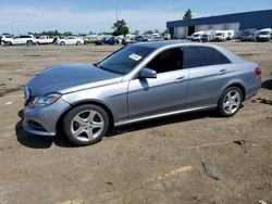 Mercedes-Benz salvage cars for sale: 2014 Mercedes-Benz E 350 4matic