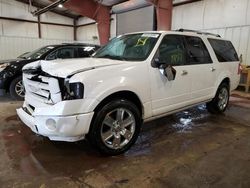 Salvage cars for sale at Lansing, MI auction: 2010 Ford Expedition EL Limited