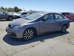 Salvage cars for sale at Martinez, CA auction: 2015 Honda Civic EXL