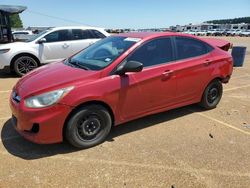 Salvage cars for sale from Copart Longview, TX: 2013 Hyundai Accent GLS