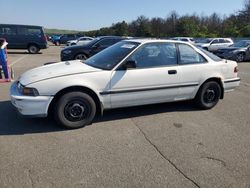 Acura salvage cars for sale: 1990 Acura Integra RS