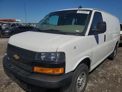 Salvage trucks for sale at Cahokia Heights, IL auction: 2021 Chevrolet Express G2500